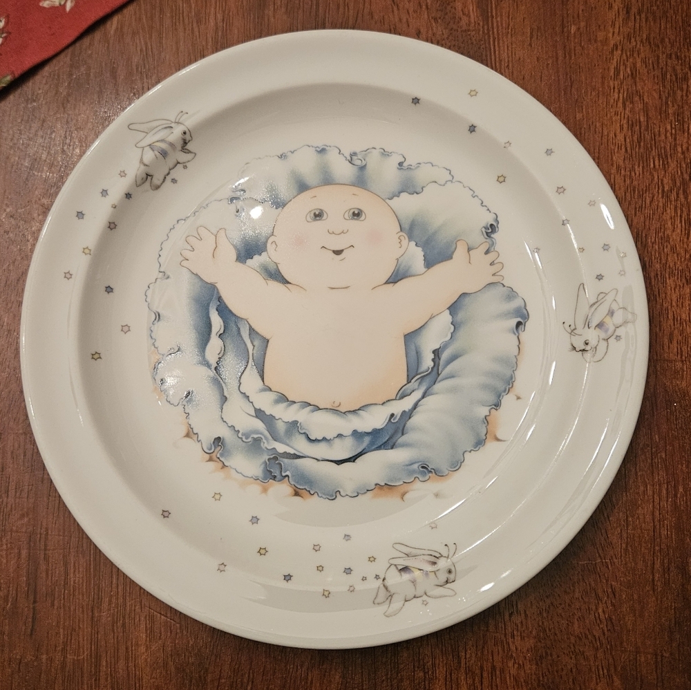 Cabbage Patch Kids Porcelaine Plate (Vintage 1984)